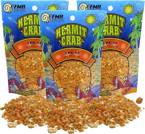 Hermit Crab Supplies Bulk All Natural Treats, Habitat Necessities for Pet Crabs, Keep Your Pets Healthy, .75 Ounces, Pack of 3 in Saudi Arabia