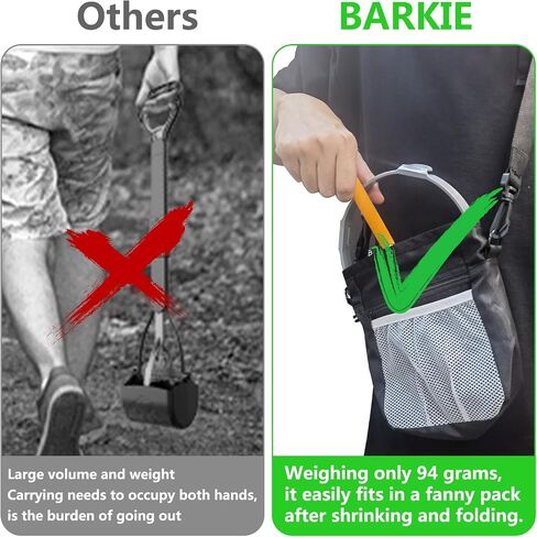 Dog Poop Catcher with 120 Bags - 52" Extendable Handle, No Cleaning Required After Use, No Residue Left Behind, Lightweight and Portable, Stainless Steel Construction, Ideal for Small Dogs in Saudi Arabia