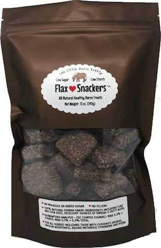 The Little Horse Bakery Flax Snackers Low Sugar, Low Starch Healthy Horse Treats 12 oz. in Saudi Arabia