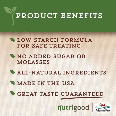 Nutrigood Low-Sugar Snax for Horses, Carrot/Anise in Saudi Arabia