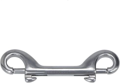 Wontee مزدوجة نهاية الترباس يستقر 316 الفولاذ المقاوم للصدأ المفاجئة السنانير الربيع السنانير لسلاسل الكلاب، حلقات المفاتيح، أغذية الحيوانات الأليفة / دلاء المياه، قفل البوابة، ربط سلسلة ربط السور، 3 حزم (4-1 / 2 "(115mm)) in Kuwait