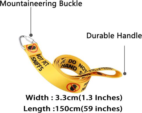 Funny Dog Leash Do Not Pet No Hand Sniffs Dog Leash Walking Training Dog Leashes Dog Owner Pet Lover Gift (Hand Sniffs) in Saudi Arabia