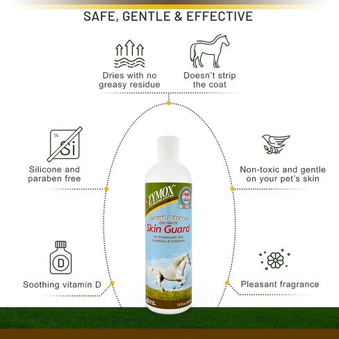 Pet King Brands ZYMOX Equine Defense Skin Guard بلسم الحصان، 12 أونصة in Kuwait