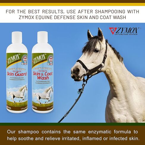 Pet King Brands ZYMOX Equine Defense Skin Guard بلسم الحصان، 12 أونصة in Kuwait
