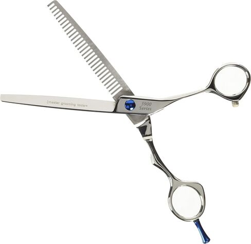 Master Grooming Tools 5900 Diamond Series Shears — High-Performance Shears for Grooming Dogs - 42-Tooth Thinning Shears, 6½" in Saudi Arabia