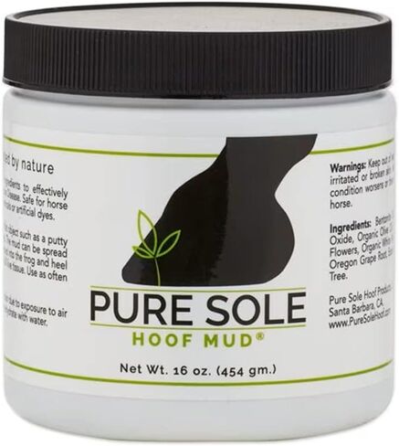 Thrush Treatment for Horses - Pure Sole Hoof Mud - Hoof Clay for Horses - A Horse Hoof Care Product for Thrush, White Line, and Hoof Wall Separation | Use Regularly for A Healthy Hoof - 32 oz. in Saudi Arabia