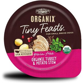 Castor & Pollux, Stew Organic Gluten Free Turkey Sweet Potato Tiny Feast Organic, 3.5 Ounce (Pack of 12) in Kuwait