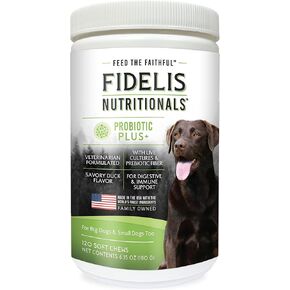 Dog Multivitamin Chewable (60 Vitamin Soft Chews), Made in USA, Complete Beneficial Nutrients, Vitamin & Mineral Supplement, Essential Fatty Acids, Antioxidants, Veterinarian Formulated in Saudi Arabia