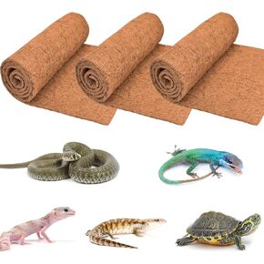 ZeeDix 10 Pcs Reptile Carpet 12x12 Inch Coconut Fiber Mat for Tank Bedding in Saudi Arabia