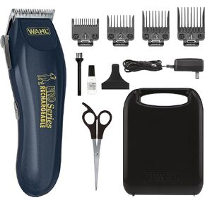 WAHL Deluxe Pro Series Cordless Lithium Ion Clipper Kit for Dog Grooming at Home with Heavy Duty Motor, Self-Sharpening Blades, and 2 Hour Run Time - Model 9591-2100 in Saudi Arabia
