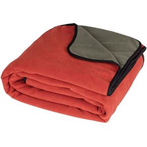 Waterproof Blanket for Bed - Enjoy Intimacy, Peaceful, Cherished Love Moments - Fleece Blanket Waterproof, Dual-Tone Dark Forest/Sequoia Cognac, Perfect for Couples, Adults & Pets/Dogs [80"x90"]