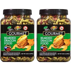 Zoo Med Gourmet Bearded Dragon Food, 8.25 oz each (Pack of 2) in Kuwait