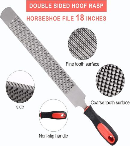 Ueemph Farrier Tools 16-inch,Horseshoe Pliers Tool for Horses,Rasp Hoof Cutter Set, Horses Hoof Trimmers Tools, Suitable for hoof Trimming of Goats, Sheep, Alpaca, Pigs, Horse Pick, Cattle, Donkeys. in Kuwait