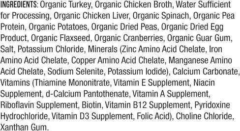 Castor & Pollux, Stew Organic Gluten Free Turkey Sweet Potato Tiny Feast Organic, 3.5 Ounce (Pack of 12) in Kuwait