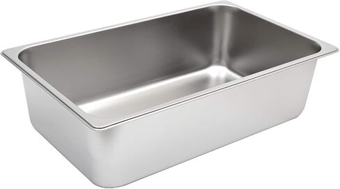 Kichwit Stainless Steel Cat Litter Box for Elderly Cats, Arthritic Cats, Small Kittens, Litter Pan for Hamsters Rabbits, Non Stick Smooth Surface, 21.1" L x 13.1" W x 4" H in Saudi Arabia