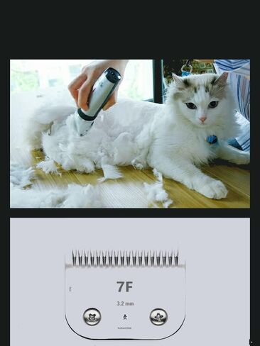 Detachable Pet Dog Grooming Clipper Blades,Compatible with Andis Size-4F Cut Length (9.5mm),Compatible with Oster A5,Wahl KM Series Clippers in Saudi Arabia