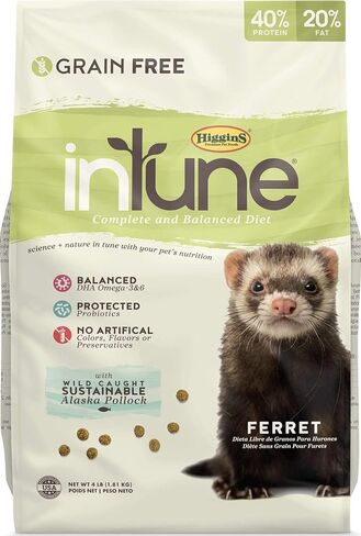 Higgins Pet Food Intune Ferret 4Lb in Kuwait