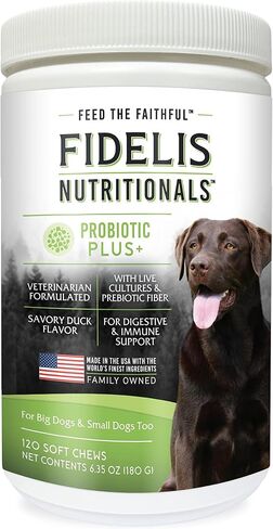 Dog Multivitamin Chewable (60 Vitamin Soft Chews), Made in USA, Complete Beneficial Nutrients, Vitamin & Mineral Supplement, Essential Fatty Acids, Antioxidants, Veterinarian Formulated in Kuwait