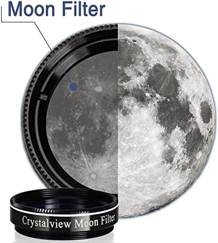 SOLOMARK 1.25" Light Pollution Filter for Telescopes, Optical Glass Reduction for Night Sky/Star in Kuwait