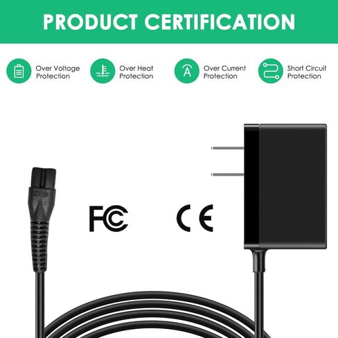 شاحن بديل من Mrgru لماكينة حلاقة الكلاب المتوافقة مع ماكينة قص الشعر منخفضة الضوضاء للكلاب من Oneisall، ماكينة قص الشعر الكهربائية الهادئة اللاسلكية، سلك شحن وسلك الطاقة in Kuwait