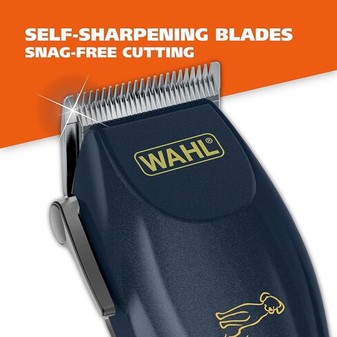 مجموعة ماكينة الحلاقة اللاسلكية أيون الليثيوم من سلسلة WAHL Deluxe Pro للعناية بالكلاب في المنزل مع محرك عالي التحمل، وشفرات ذاتية الشحذ، ووقت تشغيل لمدة ساعتين - موديل 9591-2100 in Saudi Arabia
