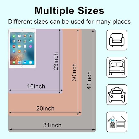 بطانيات كلب Awaytail للكلاب المتوسطة، بطانيات جرو للأريكة، بطانيات للحيوانات الأليفة لغطاء سرير الكلاب، بطانية قطط، بطانيات صوف ناعمة للكلاب والقطط، 76.2 سم × 50.8 سم (أسمر + أرجواني + بني، 3 عبوات) in Kuwait