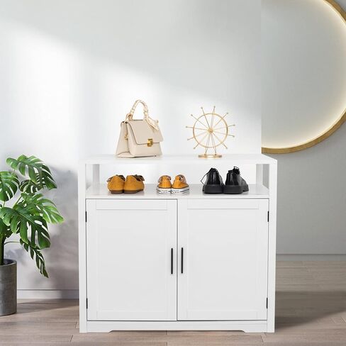 VINGLI حاوية صندوق الفضلات، أثاث صندوق فضلات القطط المخفي، حاوية صندوق الفضلات مع أرفف، خزانة صندوق الفضلات مع مقسم للقطط الكبيرة، حاوية صندوق فضلات القطط مع أبواب، أثاث حاوية القمامة in Kuwait