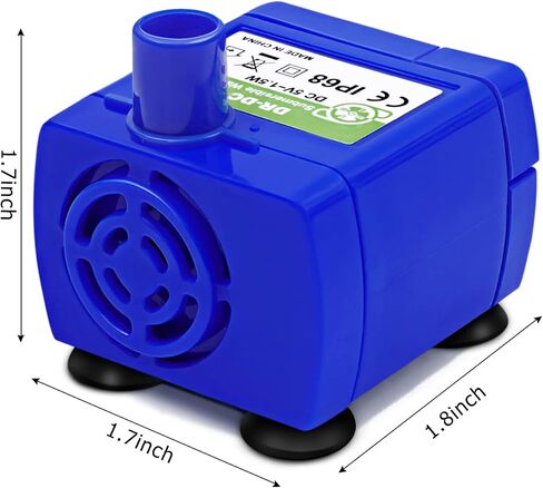 Beewarm Replacement Pump for 84oz/2.5L Cat Water Fountain Pet Fountain Ultra Quiet Long Life Span 6ft USB Power Cable DIY (Water Pump) in Saudi Arabia