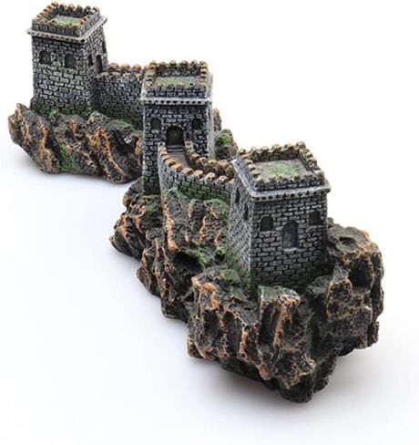 PATKAW حوض للأسماك المناظر الطبيعية الديكور Miniture التماثيل الحيوانية المصغرة التماثيل الجنية حوض السمك مخبأ الكهف حوض للأسماك الديكور مشهد مصغر تمثال خزان الأسماك زخرفة الطاولة in Kuwait