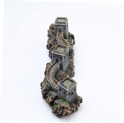 PATKAW حوض للأسماك المناظر الطبيعية الديكور Miniture التماثيل الحيوانية المصغرة التماثيل الجنية حوض السمك مخبأ الكهف حوض للأسماك الديكور مشهد مصغر تمثال خزان الأسماك زخرفة الطاولة in Kuwait