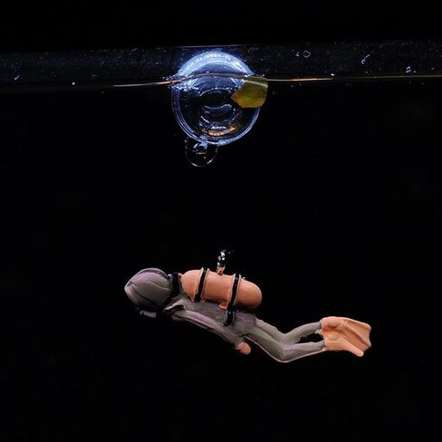 4 Pcs Underwater Swimmers Models Floating Diver Mini Swimmers Figurines for Aquarium Landscape Ornament Miniature Ocean Fish Tanks Decor in Saudi Arabia