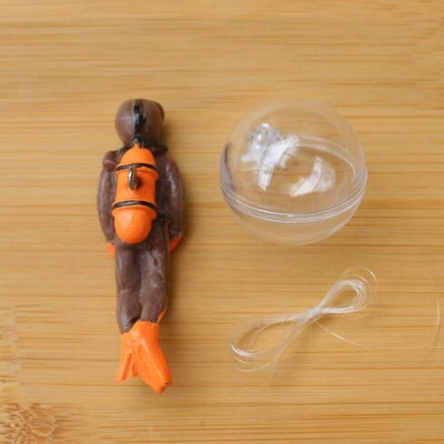 4 Pcs Underwater Swimmers Models Floating Diver Mini Swimmers Figurines for Aquarium Landscape Ornament Miniature Ocean Fish Tanks Decor in Saudi Arabia
