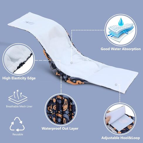 أربطة بطن للرجال قابلة للغسل من TDIAPERS، 3 عبوات من حفاضات الكلاب الفاخرة للرجال، حفاضات للكلاب قابلة لإعادة الاستخدام، مقاس XX-Large in Kuwait