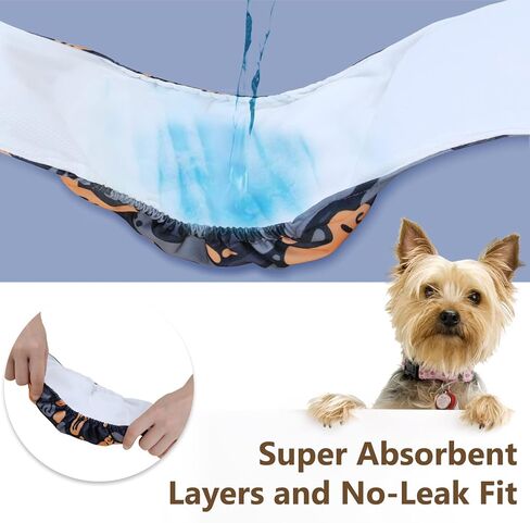 أربطة بطن للرجال قابلة للغسل من TDIAPERS، 3 عبوات من حفاضات الكلاب الفاخرة للرجال، حفاضات للكلاب قابلة لإعادة الاستخدام، مقاس XX-Large in Kuwait