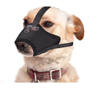 كمامات للكلاب، كمامة ناعمة قابلة للتعديل لعض النباح والمضغ، قناع للكلاب مناسب للكلاب الصغيرة والمتوسطة والكبيرة، خطم طويل مريح in Kuwait