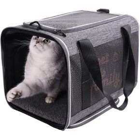 Soft Pet Carrier Bag for Cats and Puppy Under 20 lbs. Sturdy, Safe, Comfortable and Lightweight in Saudi Arabia