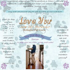 Senior Dehydrated Raw Base Mix Dog Food in Kuwait