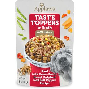 Applaws Taste Toppers Beef in Broth Dog Food Topper 12-Pack 3 oz Pouches in Saudi Arabia