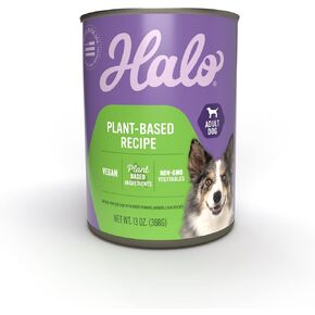 طعام الكلاب الرطبة من Halo Garden of Vegan، نباتي، 13 أونصة (عبوة من 12 قطعة) in Kuwait