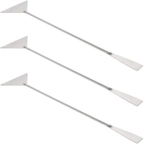 Utoolmart Aquarium Tank Aquatic Spatula Stainless Steel Long Sand Substrate Spatula Algae Scraper Fish Tank Plant Tools Accessories for Aquascaping Cleaning