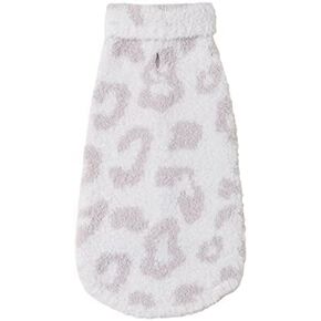 Barefoot Dreams CozyChic BITW Pet Sweater, Dog Clothes, Dog Sweater, Dog Accessories, in The Wild, Cream/Stone, XS