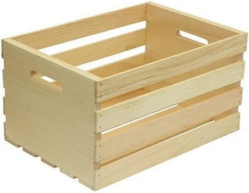 Crates and Pallet 67140 Wood Storage Crate, Large - Quantity 3 in Saudi Arabia
