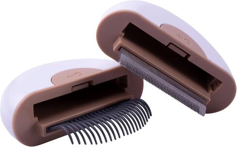 Pet Life ® 'LYNX' 2-in-1 Travel Connecting Grooming Pet Comb and Deshedder in Saudi Arabia
