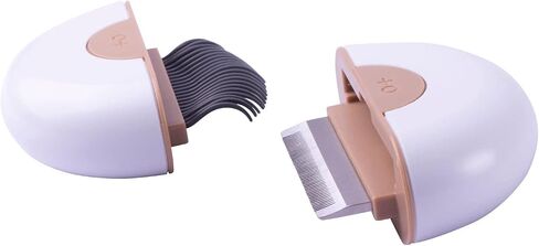 Pet Life ® 'LYNX' 2-in-1 Travel Connecting Grooming Pet Comb and Deshedder in Saudi Arabia