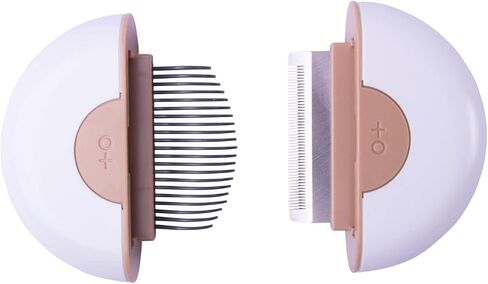Pet Life ® 'LYNX' 2-in-1 Travel Connecting Grooming Pet Comb and Deshedder in Saudi Arabia