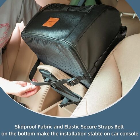 مستلزمات الحيوانات الأليفة لمقعد السيارة للكلاب من KIKIIKE، مقعد سيارة للكلاب مع مقبض حمل محمول وجيب جانبي وحبال أمان، مع غطاء شبكي قابل للتنفس، تحول إلى قفص سفر للكلاب، مقعد سيارة معزز للكلاب الصغيرة والقطط in Kuwait