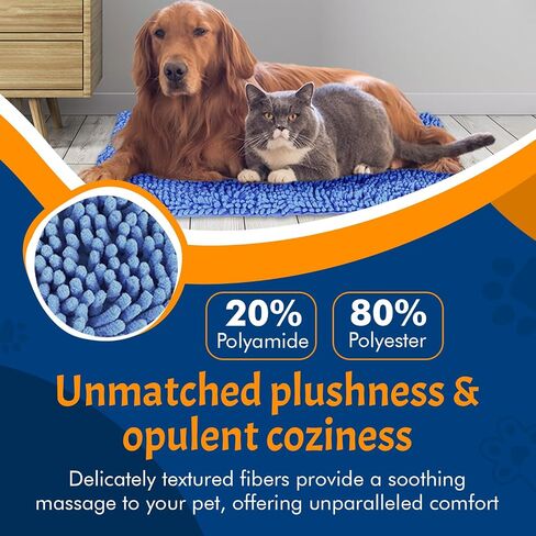 Ultra Absorbent Microfiber - Door Rugs for Pets, Chenille - FEET and Quick Drying Anti-Slip Suitable for Washing Machine and Dryer, Easy to Clean, Ideal for Home, car, and pet Dog Cages. in Saudi Arabia