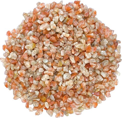 Amazonite Crystal Chips Aquarium Gravel Rocks - Carnelian Chips Bulk Fish Tank Gravel, Small Tumbled Stone Chips and Tiny Crystals for Decoration (Natural AAA Grade Gemstones) (1000+ Carat Chips) in Saudi Arabia