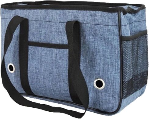 Small Medium Dogs Handbag Winter Pet Carrier Tote Pet Cat House Portable Cat Handbag (Small, Blue) in Saudi Arabia