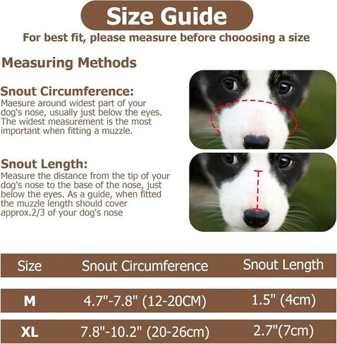 Dog Muzzles, Adjustable Soft Muzzle for Biting Barking Chewing, Dog Mask Suitable for Small Medium Large Dogs, Comfortable Long Snout in Kuwait